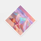 Fantasy Dream Beach With Beautiful Pink Starfish Servet (Hoek)