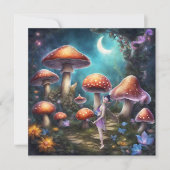 Fantasy Dream World Fairy en paddenstoelen (Voorkant)