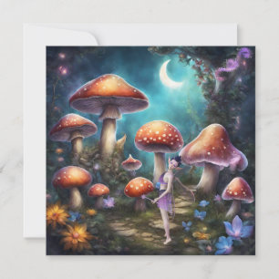 Fantasy Dream World Fairy en paddenstoelen