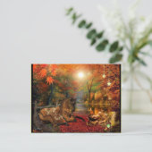 Fantasy Dreaming Girl and Horse Briefkaart (Staand voorkant)