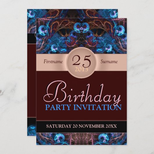 Fantasy Dreams Verjaardagsfeestje Uitnodiging (Voorkant / Achterkant)