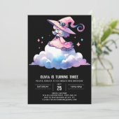 Fantasy Dreamy Wizard Verjaardag Kaart (Staand voorkant)