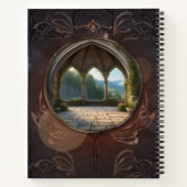 Fantasy droomkasteel landschap notitieboek (Achterkant)