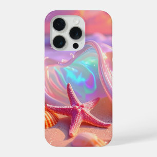 Fantasy Droomstrand Met Mooie Roze Zeester iPhone 15 Pro Case