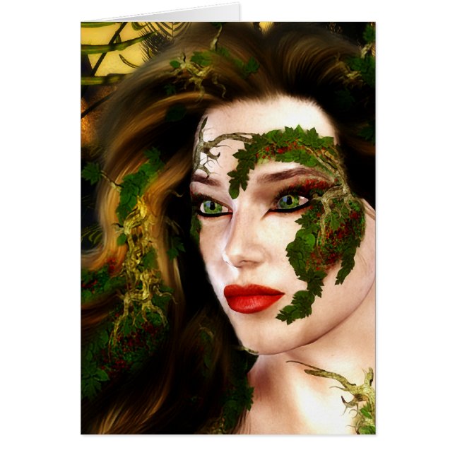 Fantasy Dryad van het bos (Voorkant)