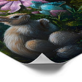 Fantasy Easter Egg in het magische bos Poster (Hoek)