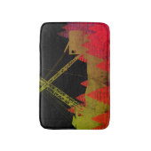 Fantasy, een kleurrijke hijswerker badmat (Voorkant Verticaal)