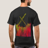 Fantasy, een kleurrijke hijswerker t-shirt (Achterkant)