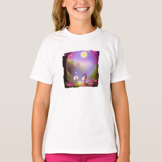 Fantasy eendjes T-Shirt (Voorkant)