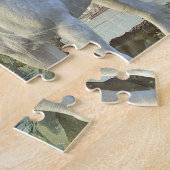 Fantasy Eenhoorn Kasteel Draak Gepersonaliseerd Legpuzzel (Zijkant)