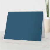 Fantasy Eenhoorn met glinsterende kerstbomen Kaart (Achterkant)