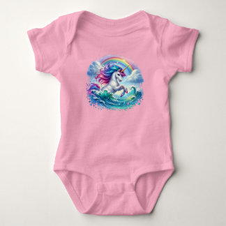 Fantasy Eenhoorn met Regenboog Romper