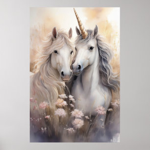 Fantasy Eenhoorn Poster