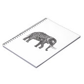 Fantasy Elephant Doodle Notitieboek (Linkerzijde)