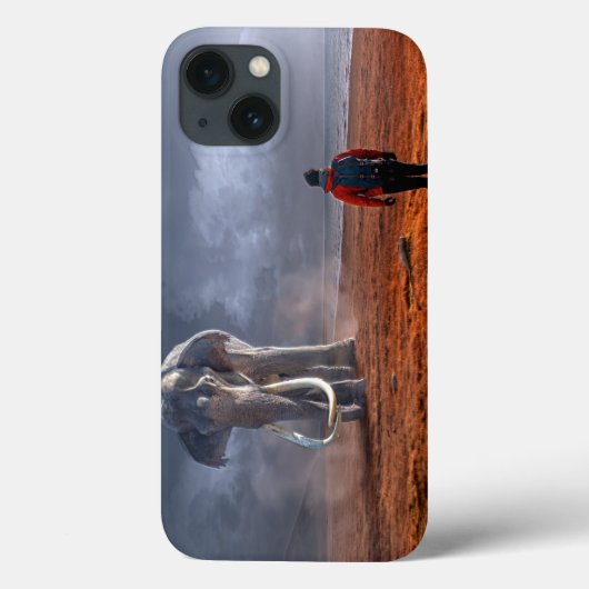 Fantasy Elephant en Man Case-Mate iPhone Case (Achterkant)
