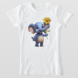 Fantasy Elephant Girl's T-shirt