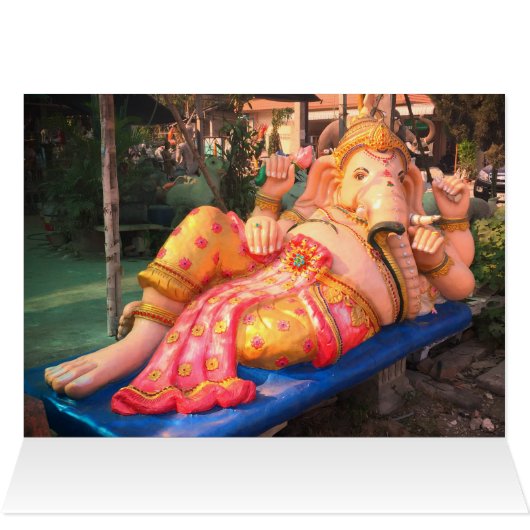 Fantasy Elephant Statue in Chiang Mai, Thailand (Binnen Horizontaal (Boven))