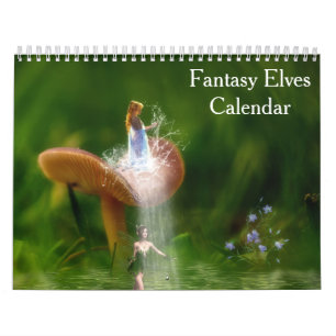 Fantasy Elfen Elf 2027 Kalender