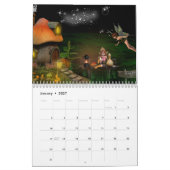 Fantasy Elfen Elf 2027 Kalender (Jan 2027)