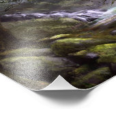 Fantasy elven bos afbeelding / muurkunst foto afdruk (Hoek)