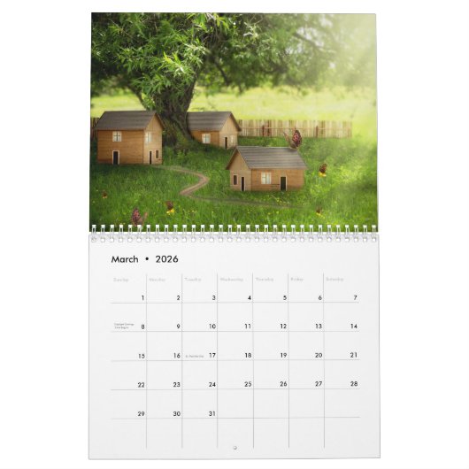 Fantasy Elves Elf 2025 Kalender (Mar 2026)