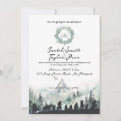 Fantasy Elvish Wedding Invitation Kaart (Voorkant)