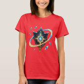 Fantasy Emblem with Floating Blades – Magical Ener T-shirt (Voorkant)
