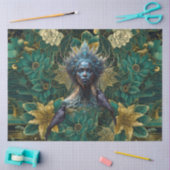 Fantasy Emerald Queens of the Forest Decoupage Tissuepapier (Craft)