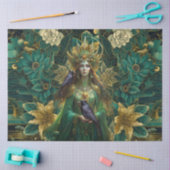 Fantasy Emerald Queens of the Forest Decoupage Tissuepapier (Craft)