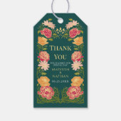 Fantasy Enchanted Floral Garden Wedding Dank u Cadeaulabel (Voorkant)