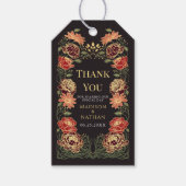 Fantasy Enchanted Floral Garden Wedding Dank u Cadeaulabel (Voorkant)