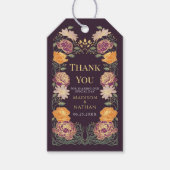 Fantasy Enchanted Floral Garden Wedding Dank u Cadeaulabel (Voorkant)