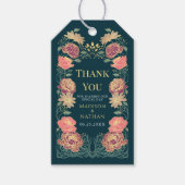 Fantasy Enchanted Floral Garden Wedding Dank u Cadeaulabel (Voorkant)