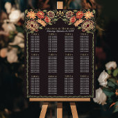 Fantasy Enchanted Floral Wedding Zitting Grafiek Poster