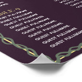 Fantasy Enchanted Garden Trouwstoel Grafiek Poster (Hoek)