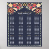 Fantasy Enchanted Garden Trouwstoel Grafiek Poster (Voorkant)