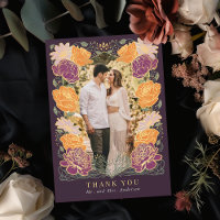 Fantasy Enchanted Garden Wedding Dank je wel kaart