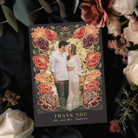 Fantasy Enchanted Garden Wedding Dank je wel kaart