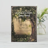 Fantasy Enchanted Love  Forest Prom Dance Kaart (Staand voorkant)