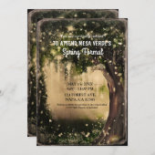 Fantasy Enchanted Love  Forest Prom Dance Kaart (Voorkant / Achterkant)