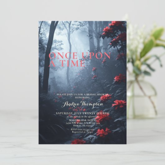 Fantasy Enchanted Vrijgezellenfeest Kaart (Staand voorkant)