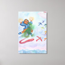 Fantasy Eros God Light Dimension Waterverf Love