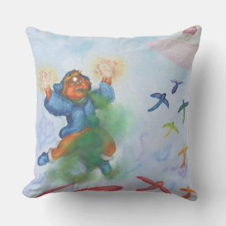 Fantasy Eros God Light Dimension Waterverf Love Kussen