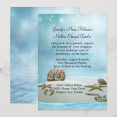 Fantasy Etherische Strand Huwelijksuitnodiging Kaart (Voorkant / Achterkant)