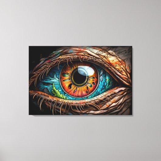 Fantasy Eye Canvas Afdruk (Voorkant)