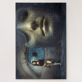 Fantasy Eye en Masker bij vrouwen Legpuzzel (Verticaal)