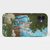 Fantasy Faerie in de tuin van de eenhoorn Case-Mate iPhone Case (Achterkant (horizontaal))