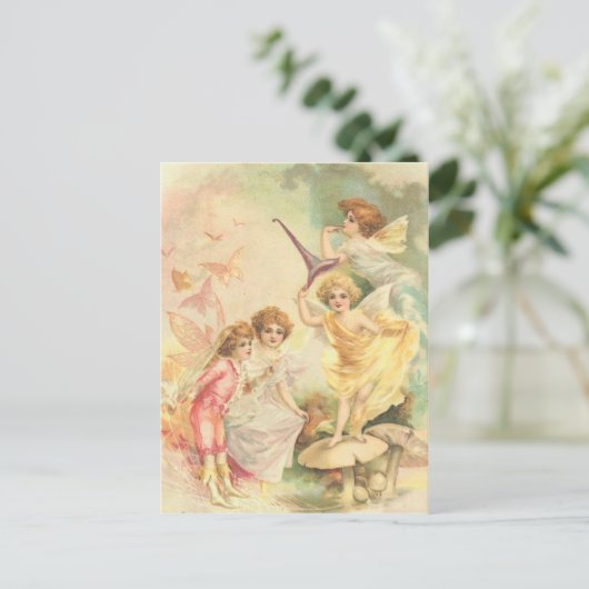  Fantasy Faeries Briefkaart (Staand voorkant)