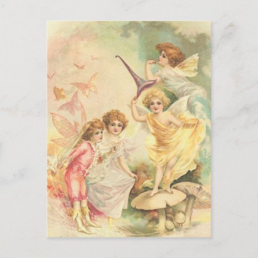 Fantasy Faeries Briefkaart (Voorkant)