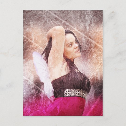 Fantasy Faery Briefkaart (Voorkant)